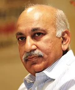 File pic of MJ Akbar