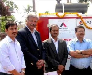 Pic - American Tower Corporation Donates DG to KGBV and Six CHCs  in Phailin affected Ganjam District