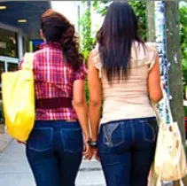 women in jeans