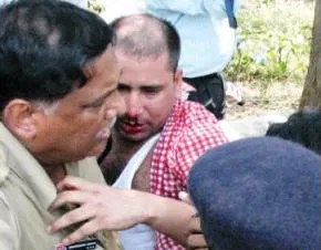 Injured Marsaghai BDO SK Pati ( EMS pic)