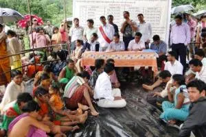 File pic of a Gram Sabha in Rayagda district