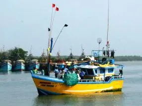 Seized Sri Lankan Fishing  Vessel