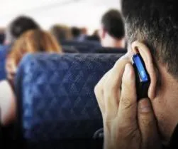 mobile phone inside aircraft