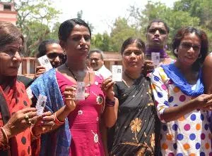 Third gender voters in Bhubaneswar 