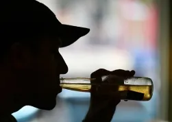 drinking alcohol