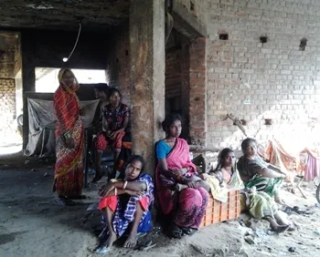 managal slum fire victims
