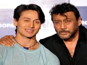 Tiger with father Jackie Shroff