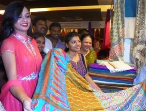 Actress Archita at the Silk Expo