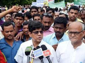 SRP Rabi Das Chit Fund Protest