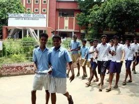 Students after appearing in the first day's exam  ( pic-Biswaranjan Mishra)