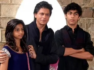 SRK with children