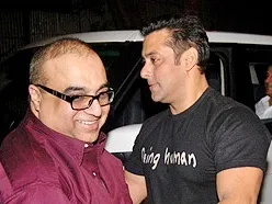 Santoshi with Salman Khan