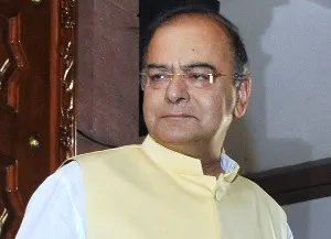 The Union Minister for Finance, Corporate Affairs and Defence, Shri Arun Jaitley arrives at Parliament House to present the General Budget 2014-15, in New Delhi on July 10, 2014.