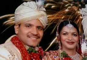Geetanjali Garg with husband Ravneet Garg 