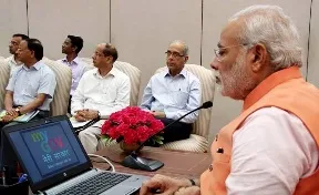 PM Modi at the launch of ?MyGov portal (PIB)