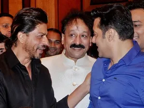 Shahrukh Khan,Baba Siddiqui,Salman Khan