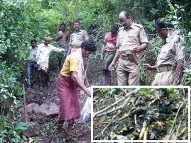 Police recovering charred remains of Nayak