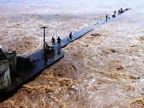 File pic of swelling Mahanadi river