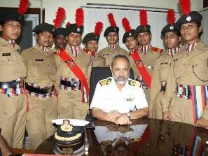 Commodore BK Patnaik at the farewell get-togther