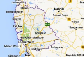 Thane district map Palghar