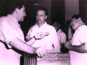 With Raj Kapoor & Shankar