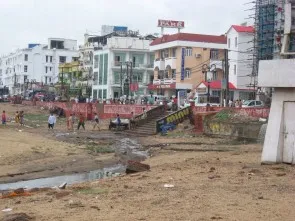 Polluting hotels in Puri ( courtesy- balaram ranasingh.blogspot.com)