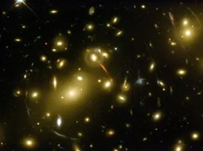 Galaxy Cluster Abell 2218  (source:spacetelescope.org)