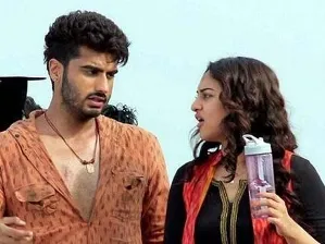 Arjun with Sonakshi on 'Tevar'