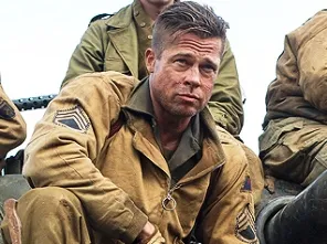 Brad Pitt in 'Fury'