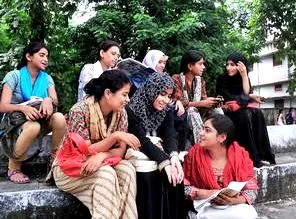 College University Girls Students