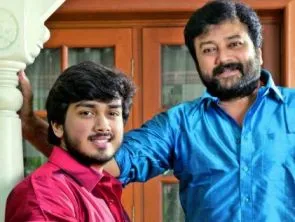 Kalidas(L) with his famous  father Jayaram ( source -deccanchronicle.com)