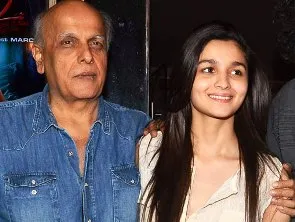 MaheshBhatt with daughter Alia