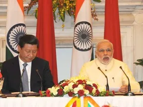PM Modi addressing joint press meet with Chinese President Xi Jinping (PIB Pic)