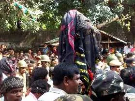 File Pic of Chhattar Yatra at Maa Manikeswari Temple