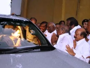 Jailed Jayalalitha returns toi Chennai