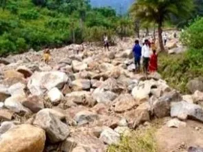 Landslide in R Udaygiri