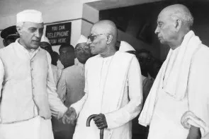 Nehru, Rajgopalachar, Patel ( courtesy- forbesindia.com)