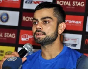 India team captain Virat kohli address Press meet at barabati stadium cuttack on Saturday, One day international series between India and Srilanka on November 2