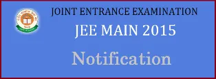 JEE Main Exams-2015