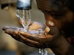 drinking water