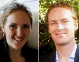 From left: Katrina Dawson, 38, and Tori Johnson, 34, have been identified by local media as the two hostages killed inside of the Sydney cafe (courtesy:www.nydailynews.com)