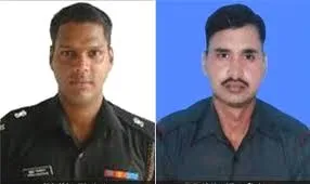 From left:  Major Mukund Varadarajan and Naik Neeraj Kumar Singh pic courtesy: ndtv.com