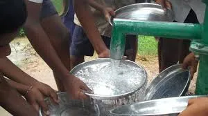 drinking water
