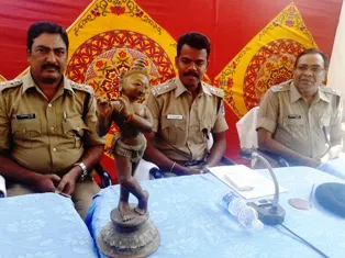 Recovered Krishna Idol