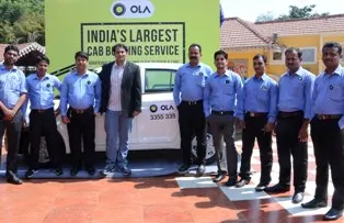 Ola cab rental service
