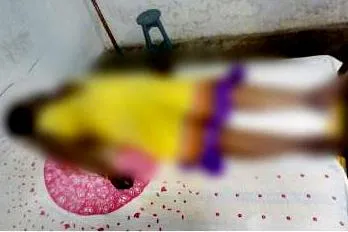 The decomposed body of Naliniprava found in her home in the Aerodrome area in Bhubaneswar on Saturday