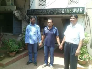 Subhranshu Singh after his arrest by EOW (OST Photo)