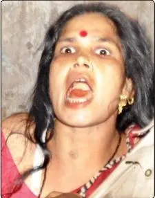 Lady Don Saila Ranasingh, who lords over the Haldipadia slum
