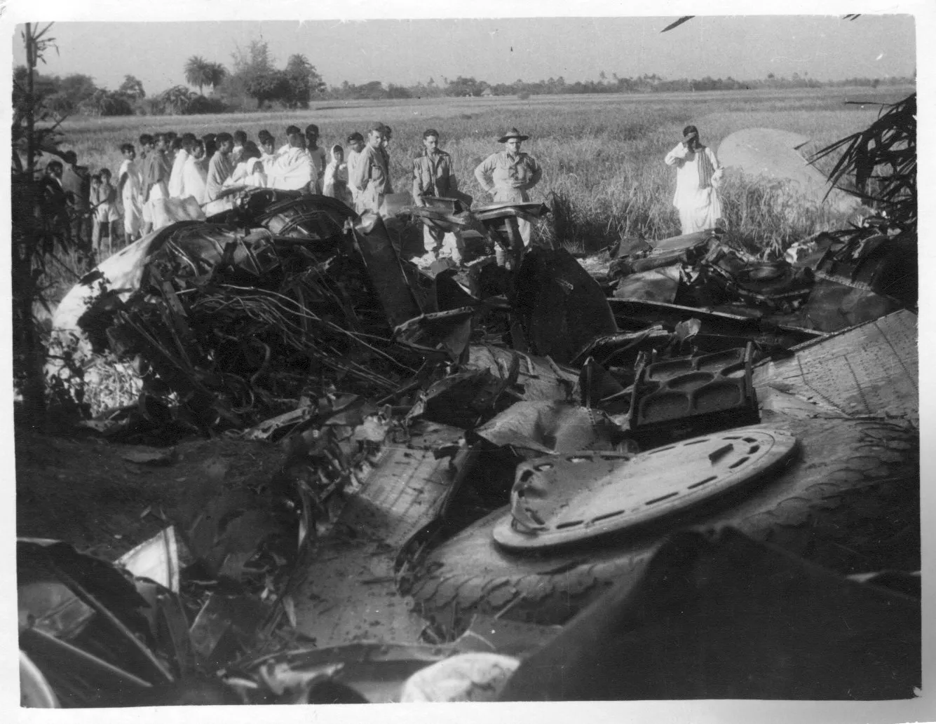 Rubble of a plane that crashed in the 'Bermuda Traingle' during World War -II