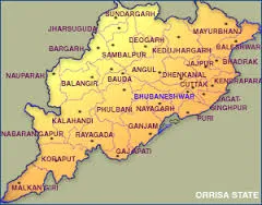 odisha map